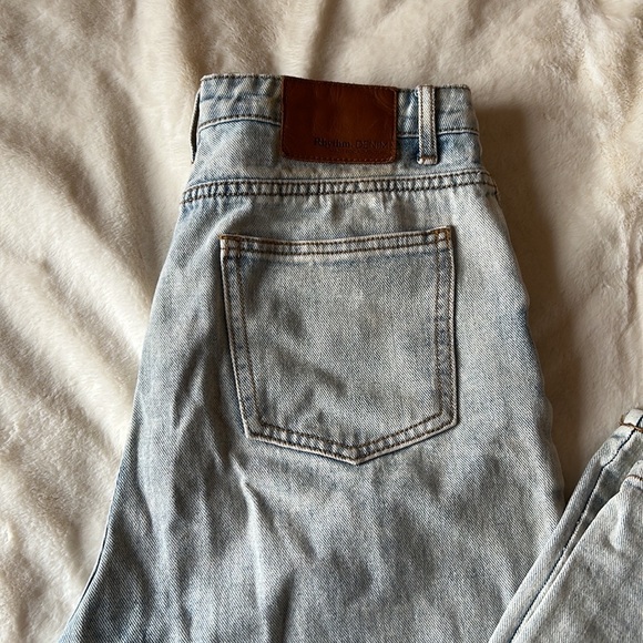 Rhythm Jeans High Waisted Light Wash Skinny - Picture 2 of 6